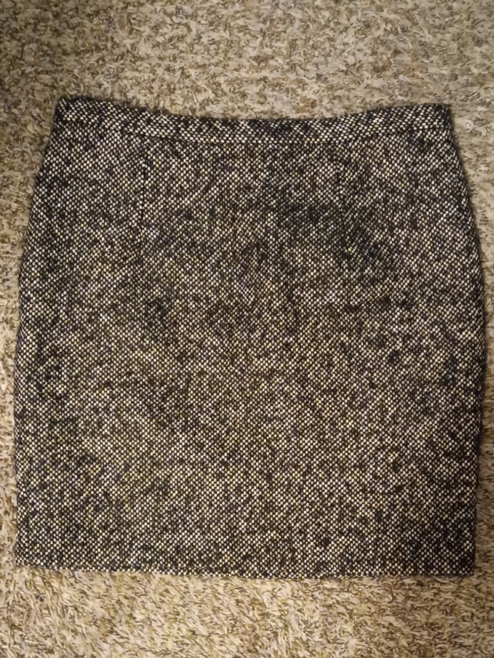 Micheal Kors Classic Black and White Tweed Pencil Skirt Sz 8